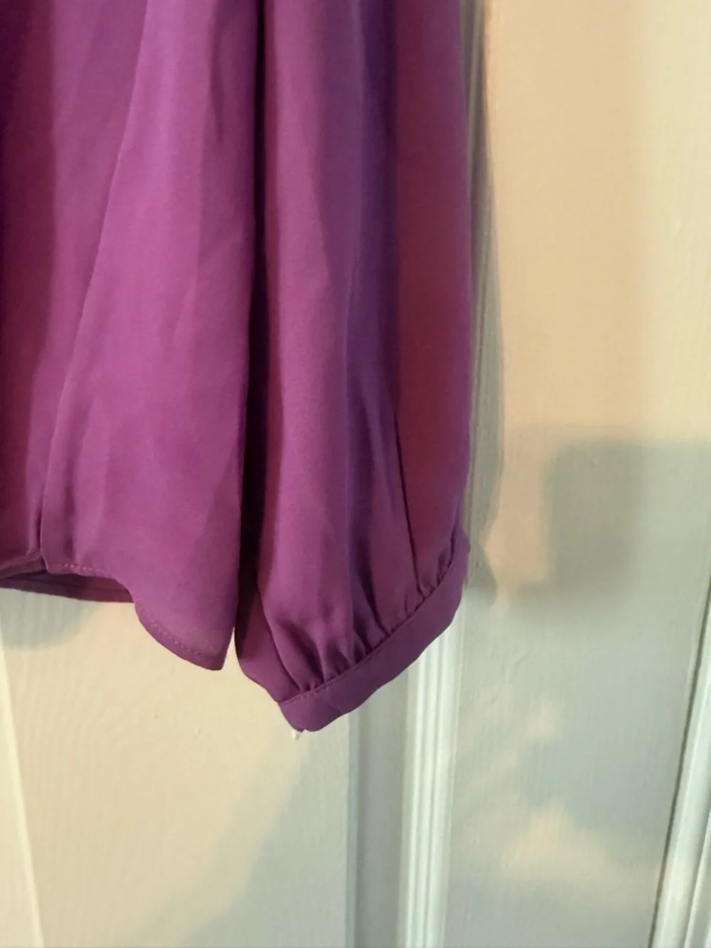 Banana Republic Purple Long-Sleeve  Blouse - Picture 4 of 8
